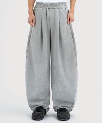 UNDEROFF Balloon Curved Sweatpants Gray