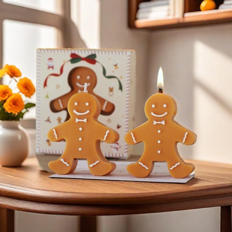 Gingerbread Man Scented Christmas Candle Souvenir