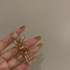 Crystal-Cut Acrylic Bobby Pins: Transparent Diamond Hair Clips for Autumn/Winter - Stylish Korean Accessories