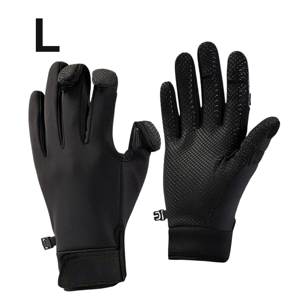Winter Fishing Gloves Winter Warm Fingerless Hunting Gloves For Men Touchscreen Cold Weather Warm Gloves Non-Slip Fishing