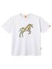 Ellamo Embroidered Golden Horse Short Sleeve T-Shirt Unisex Plus Sizes S~4Xl