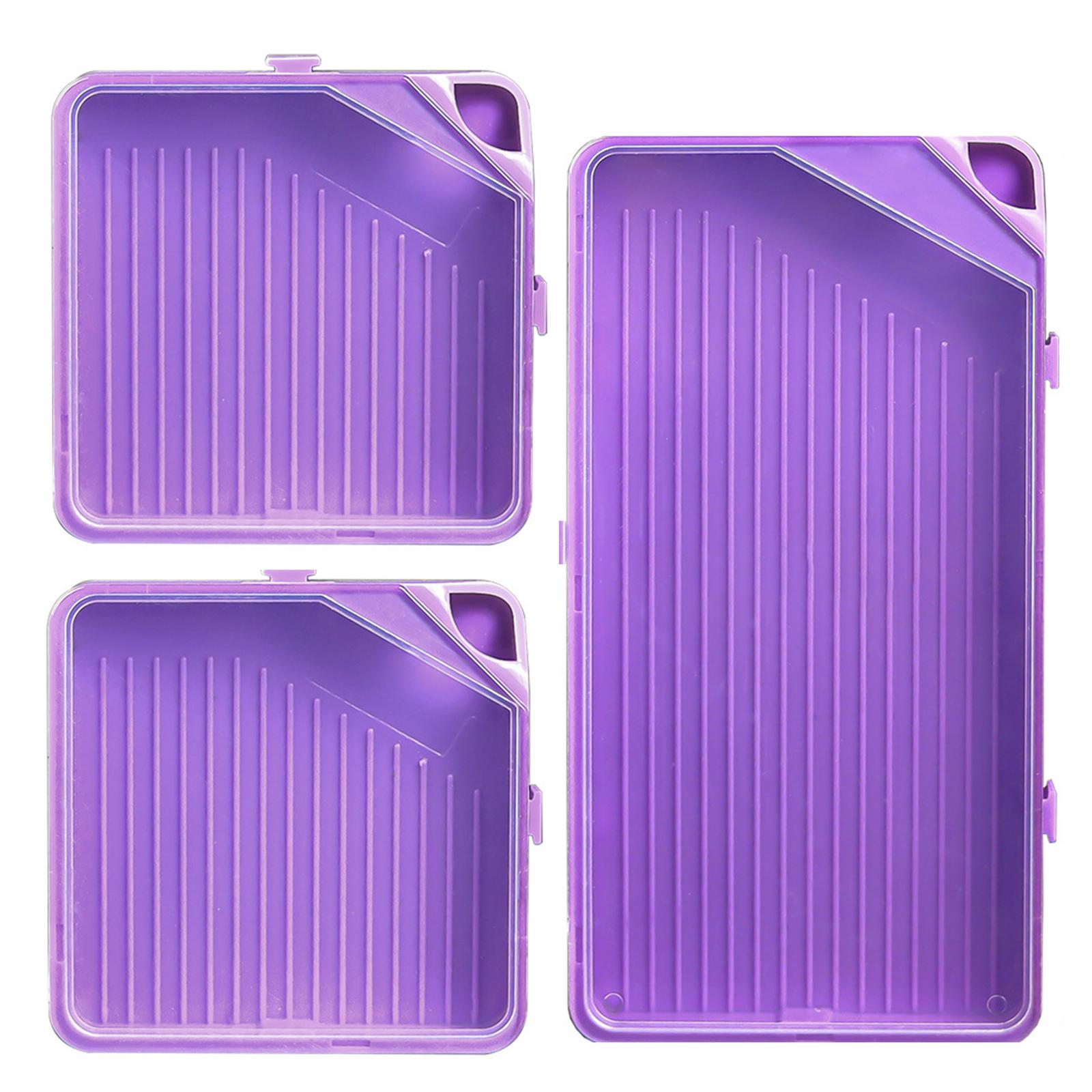 

3/5/10Pcs Interlocking Diamond Art Trays 3x3Inch 6x3Inch Stackable Bead Sorting Trays Diamond Drawing Tool Accessories A