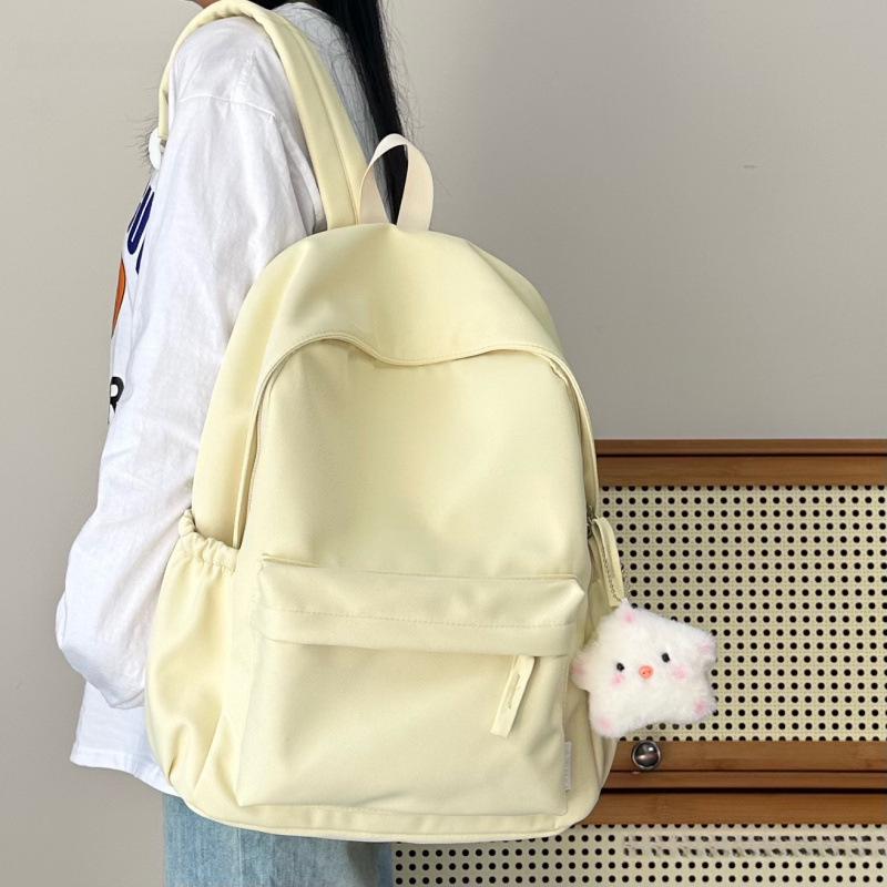 Стильный однотонный рюкзак для девочек-подростков и студенток колледжа