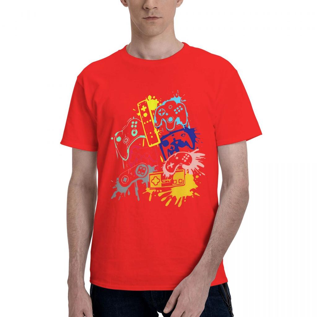 With Vibrant Retro Gaming 100 Cotton Casual Breathable Confortable Man Funny Ugus TShirts Mens Gifts