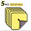 1/2/3/6/10pcs 30X60cm Microfiber Car Cleaning Towels Soft Quick Drying for Windows Mirrors Wiping Rags Double Layer Wash Cloth Hoses Windshield