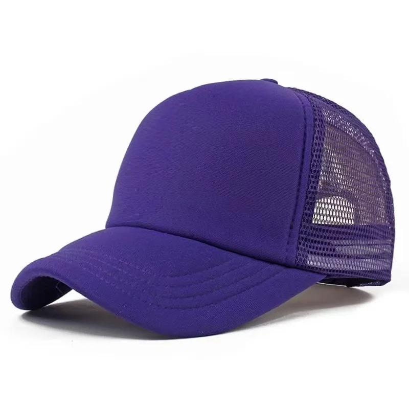 Unisex Cheaper 5 Panel Trucker Hat For Adult Summer Net Baseball Cap Men Women For Him Her Blank Mesh Adjustable Sun Hat Visor
