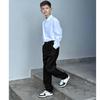 LOLANTA Boys' Formal Pants, Long Pants, Kids' School Pants, Solid Color, Perfect for Entrance Ceremonies, Graduations, Weddings, Recitals, Black, Size