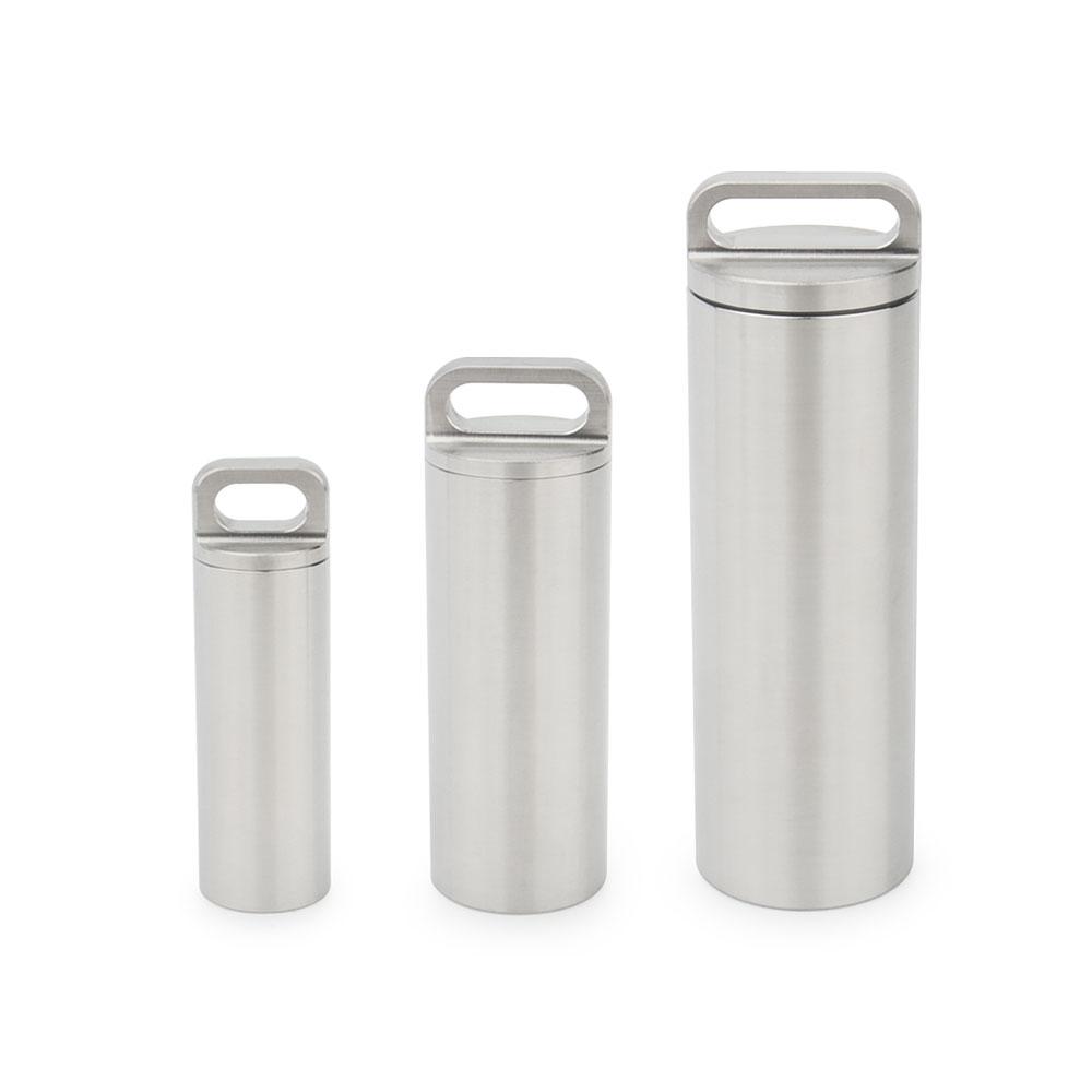 Titanium Alloy Seal Bottle Portable Waterproof Storage Box Outdoor Accessories Camping Tool Pendants 4