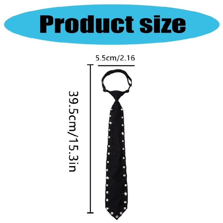 Uniform Pre Tied Tie for Girls Senior School Lady Uniform Pre-tied Tie Elegant Look for Business and Office Use