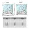 Simons Cartoon Cat Cats Printing Pillowcase Cushion Cover Throw Pillow Cover Y2K Sofa Decoration Square Multi Size