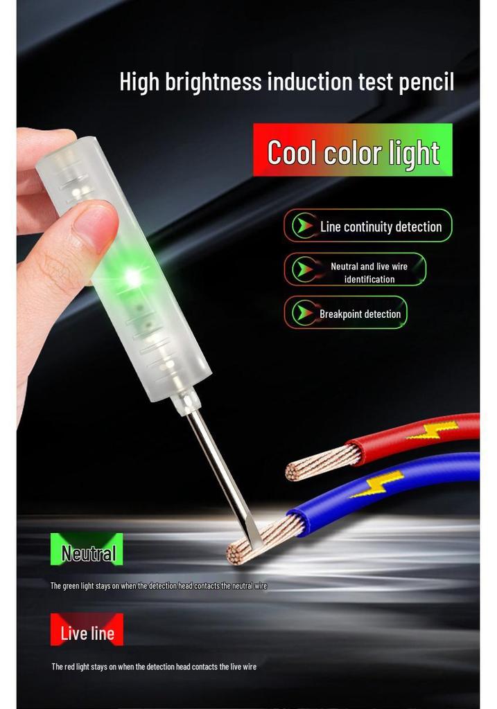 Key Brand Industrial-Grade Multifunction Wire Stripper with Screwdriver, Crimper, Voltage Tester, and Hook Knife for Electricians.