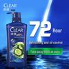 Clear Men Anti-Dandruff Shampoo Fresh Oil Control with Menthol, 2x500g