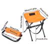 Foldable Camping Chair Ultra-Light Fishing Chair Easy To Carry Outdoor Folding Stool  Small Horse