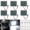 YongMing Room Lamp LED White 36 Rows 3030 Dome Light for 24V with 3 Adapters, 6 Pcs