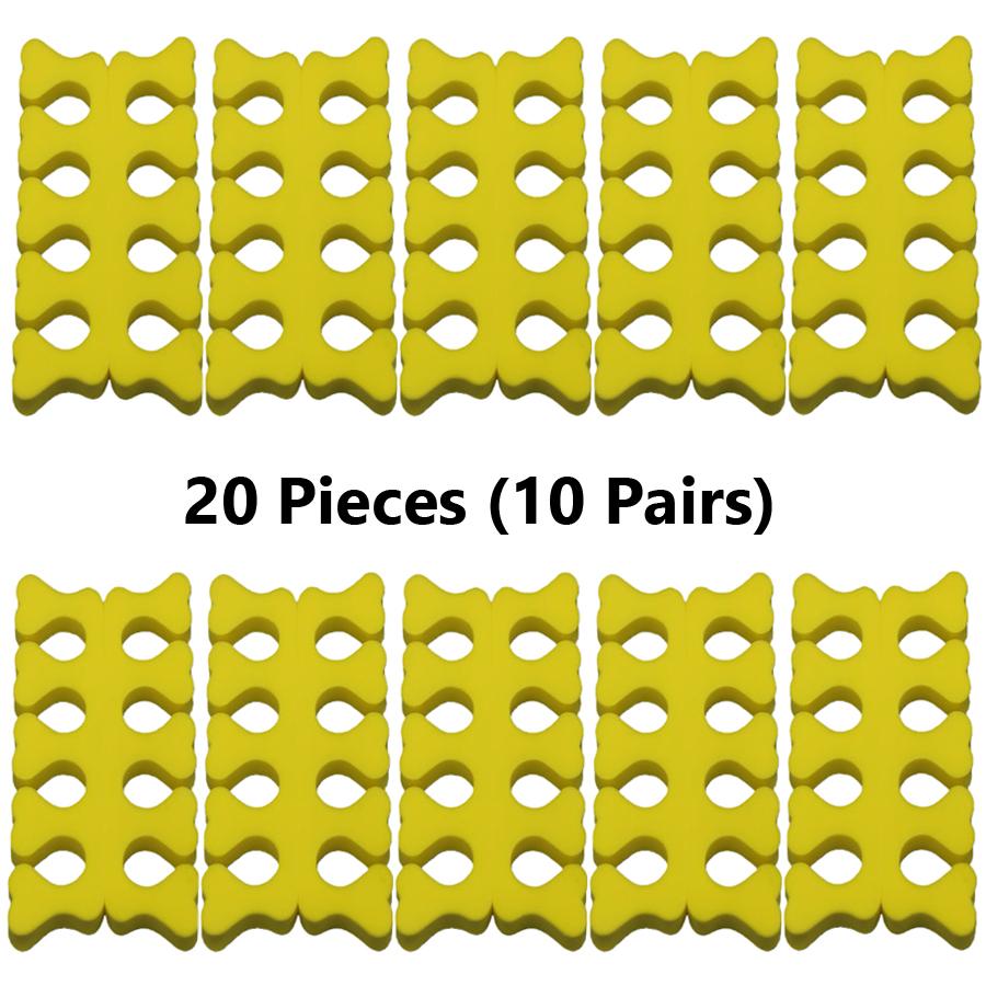 10/20Pcs Foam Toe and Finger Separators Mess-Free Nail Polish Application Toe Spacers, Manicure & Pedicure Essential Tools