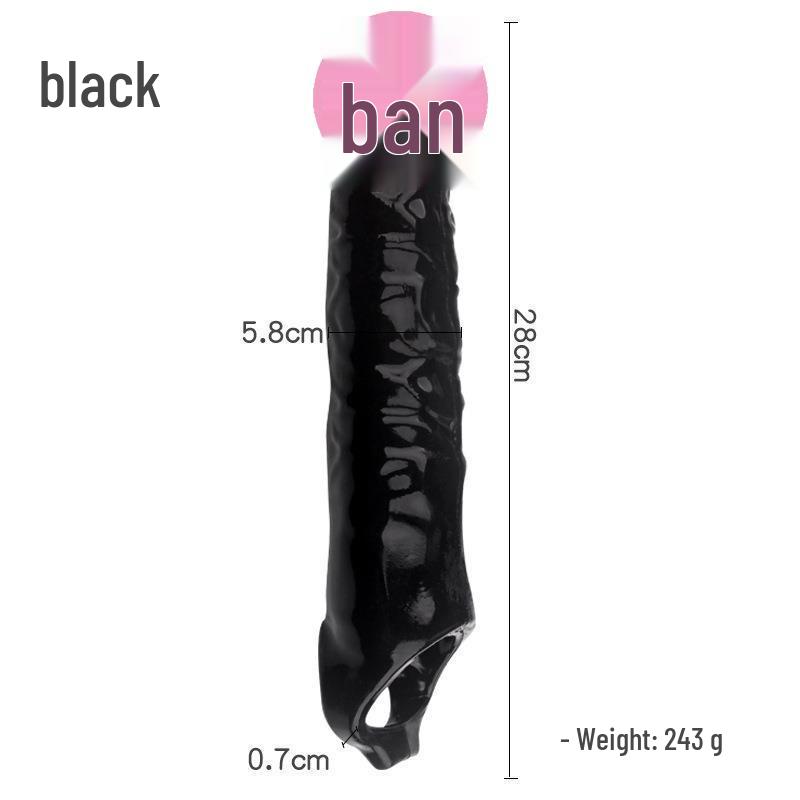 Armor Man Mânecă Extensie Penis Dinte de Lup de Cristal pentru Cupluri