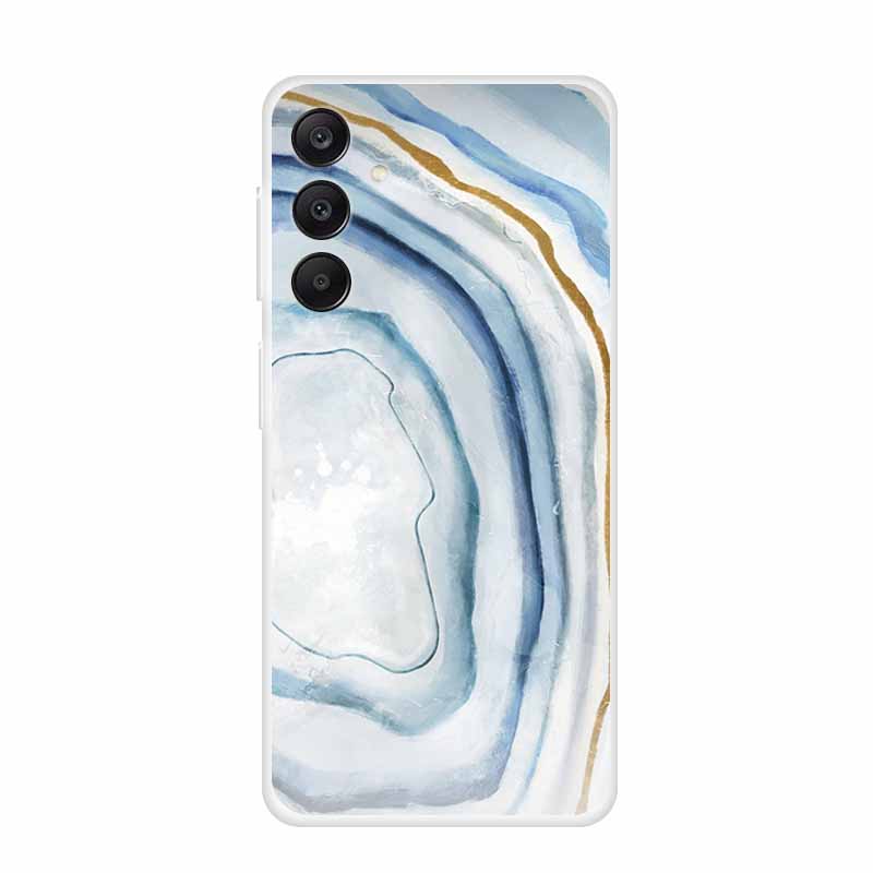 Marble Patterns Phone Case for Samsung A25 Soft Transparent TPU Clear Cover for Samsung Galaxy A 25 Protective Silicone Shell