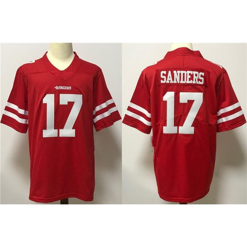 Mens San Francisco 49ers NFL Football Jersey Premium Embroidered Team Sport Shirt Fans Game Day Wear