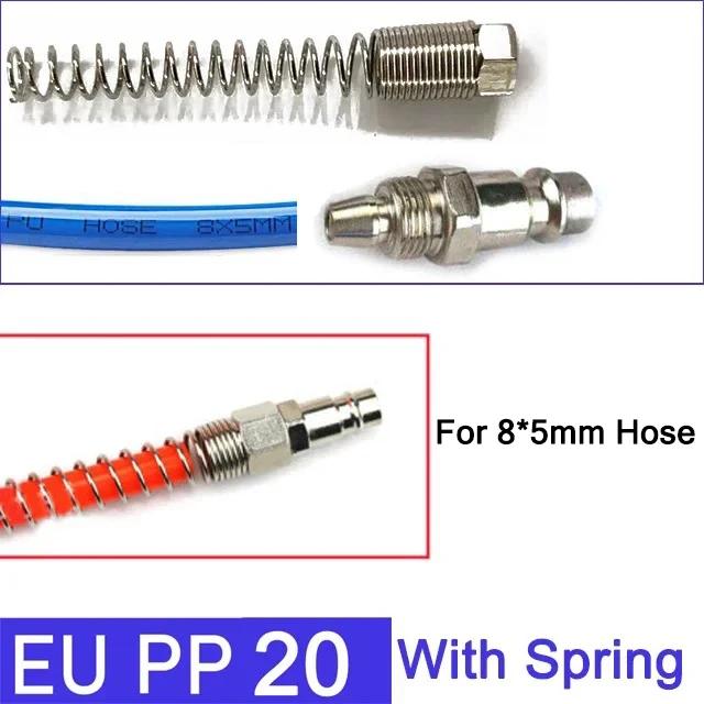 Pneumatic European Connector EU Standard Fittings For Compressor Male and Female Thread Quick Release Coupling Air Hose Fitting