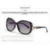 Fashion sunglasses female fox head large frame sunglasses classic trend sunglasses big face glasses thin advanced sense