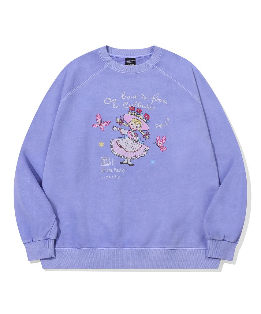 CPGN STUDIO Petit Lily Raglan Pigment Sweatshirt Lavender