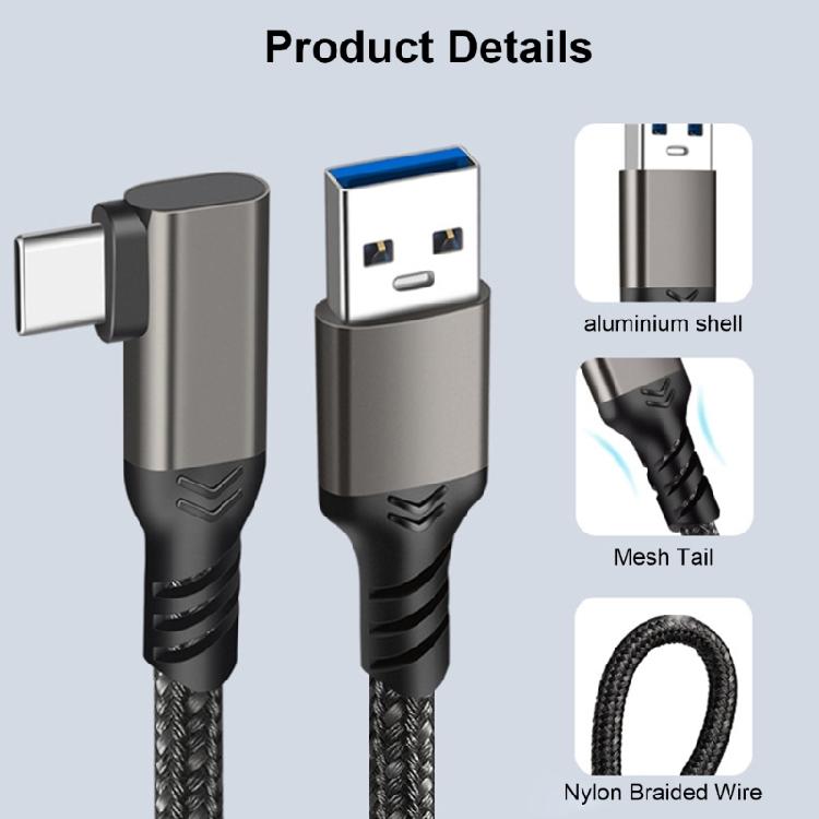 Long USB C Cable Highly Speed Data Transfer Charging Cord for Gamings PC