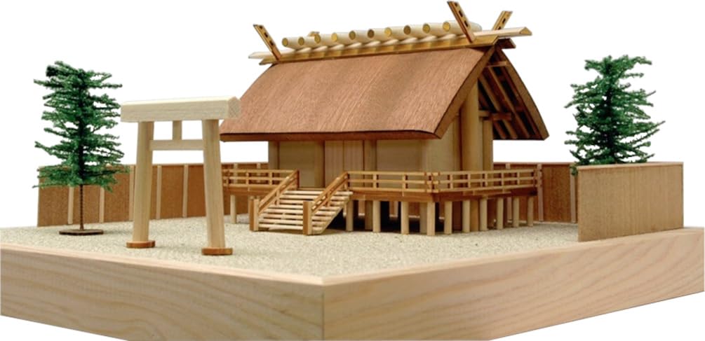 Woody Joe Shrine Wooden Model Assembly Kit 1/150 Shinmei-zukuri (Building)