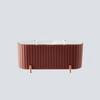 3 Grid Cosmetics Storage Box Large Capacity Organizer Box Makeup Organizer  Powder Puffs