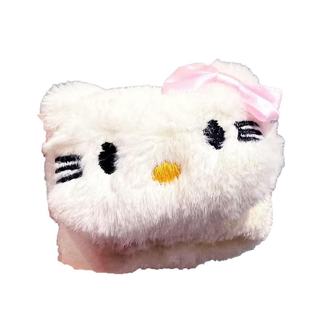 KT Cat Plush Wristband: Waterproof, Absorbent Hair Tie & Face Wash Band