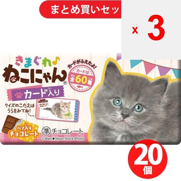 Shoei Delicy Skurrile Katze Katze 1 Stück x 20 Sets Schokolade
