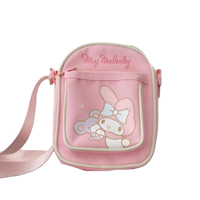 

New Sanrio Polyester Shoulder Bag Regular Unisex Multicolor QL-95091 15*4*18CM