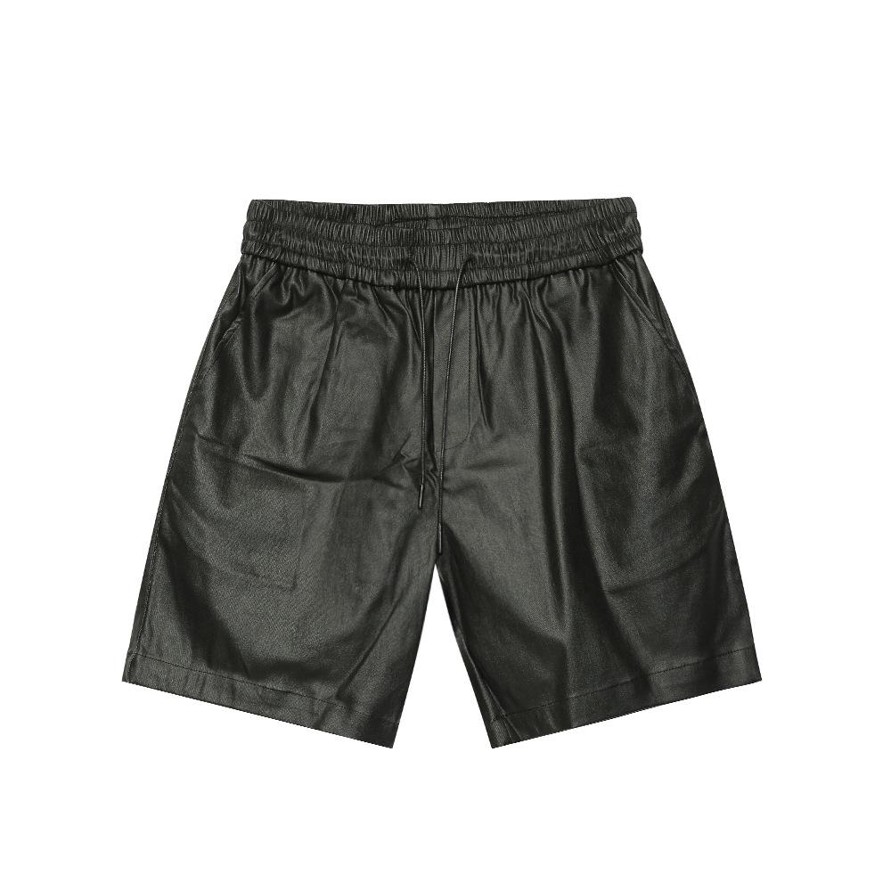 

Мужской новый продукт, темные уличные модные повседневные свободные шорты с эластичной резинкой на талии L чёрный