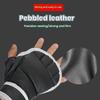 1 Pair of Black Half Finger Boxing Gloves PU Leather Karate Muay Thai Training and Exercise Gloves Children's Boxing Gloves