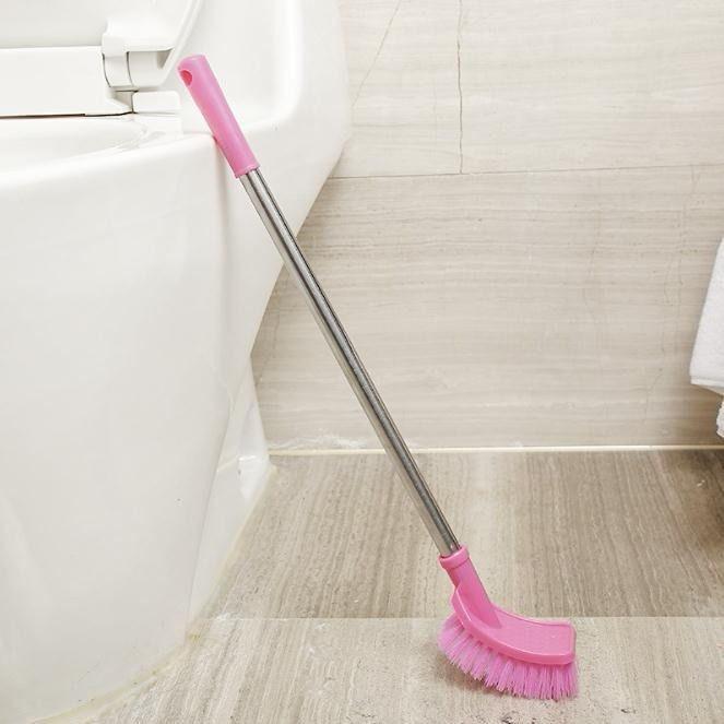 BoldRod Stainless Steel Toilet Brush with Long Handle - Efficient Bathroom Cleaning, No Dead Corners.