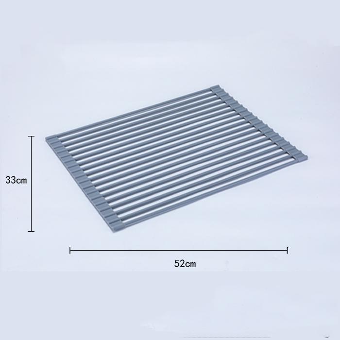 Silicone Drain Rack Sink Bracket Drain Rack Kitchen Drain Pad Water Filter Thermal Insulation Multi Power Roller Blind Folding