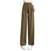 Black suit pants women's spring and autumn high waist and thin high-end drape casual pants narrow straight mopping wide-leg pants