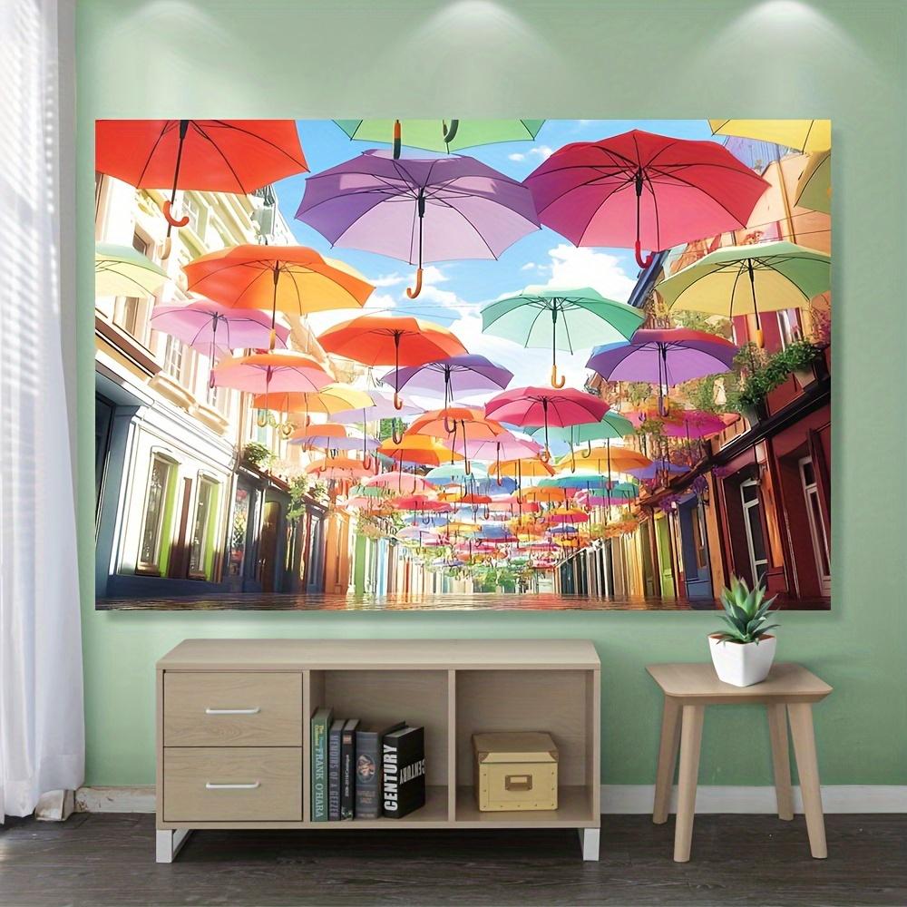 

Colorful Umbrellas Tapestry Vibrant Wall Hanging for Bedroom and Living Room Decor Ideal Gift for Art Enthusiasts 74x94cm(29x37in)