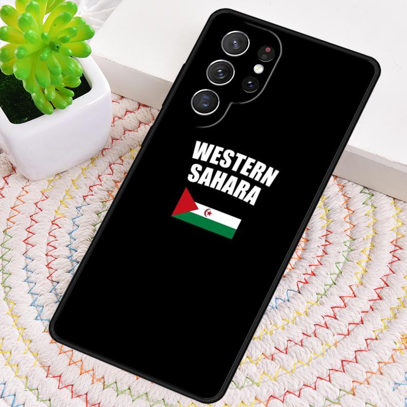 Western Sahara Flag TPU Phone Case For Samsung Galaxy note 10 pro S26 S25 S24 S23 S22 Ultra Plus S21 FE S20 Shockproof Cover