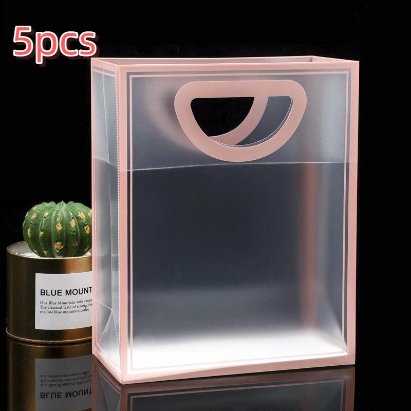 Wedding Bridesmaid Hand-held Gift Box Wedding Candy Box Bag Gift PV C Gift Bag PP Transparent Accompanying Gift Bag