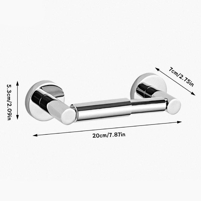 Roll Toilet Paper Holder Stainless Steel Wall Tissue Bathroom Towel Dispenser