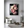 Mode posters en prints woonkamer decor vintage poster bloemen muur canvas print roze pioen bloemen schilderij foto