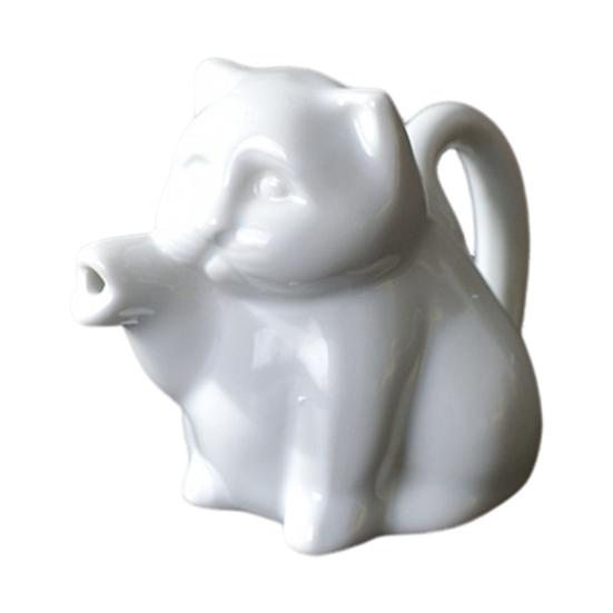 

Керамический кувшин для сливок в форме коровы, молочник для кофе и чая, горячий Cat