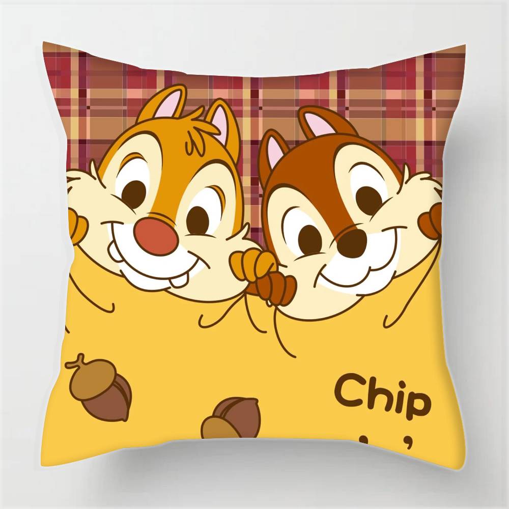 Pillowcases cushion covers living room sofas home decor gifts Cute C-hip And D-Dale  anime