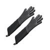 Manique de four professionnelle extra longue en silicone, Gant de cuisine résistant à la chaleur avec intérieur en coton pour K