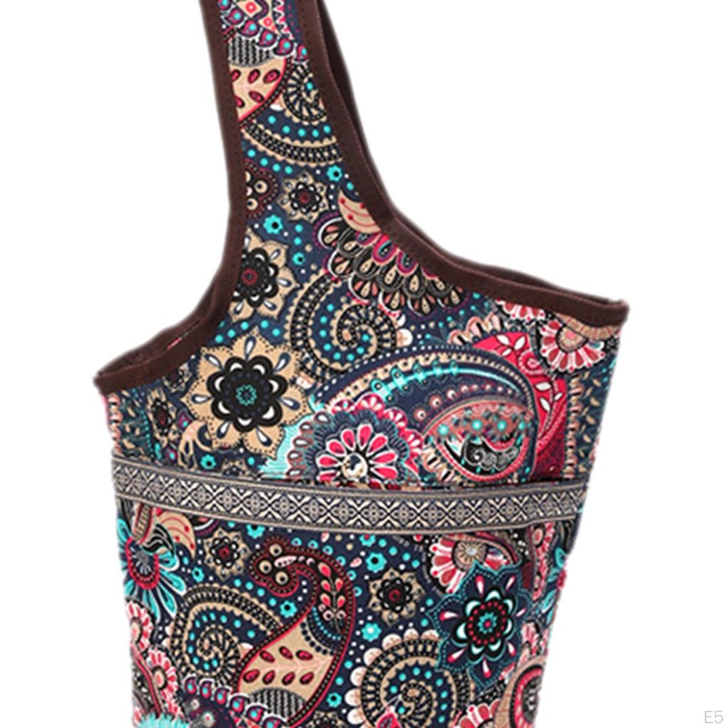 Yoga Strap Set, Heavy Duty Shoulder/- Mat Carry Bag with Large Size Outside and Zipper