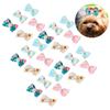 25pcs Pet Hair Bows Mixed Styles Pet Cat Puppy Small Dog Grooming Accessories
