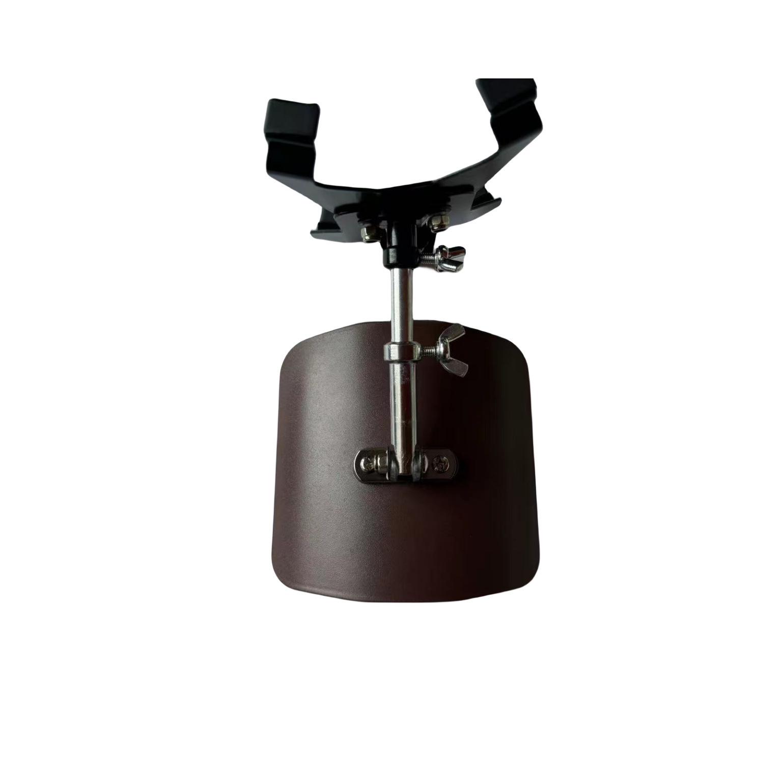 

Foldable Murata Guitar Rest: Classical Fingerstyle Pad & Footrest Alternative Black Clamp