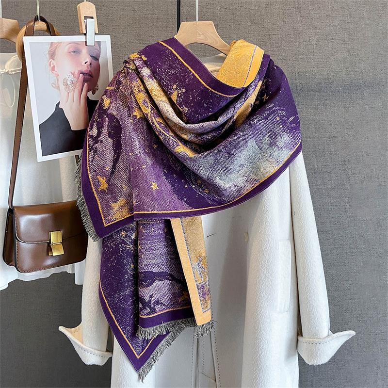 Cashmere Scarf for Women Thick Warm Winter Blanket Female Luxury Quality Pashmina Shawl Wrap Bufanda Poncho Echarpe Stoles