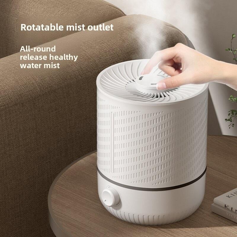 Xiaomi 5L Large Capacity Air Humidifier Smart Humidifier with Rotating Mist Auto Shut-Off High Fequency Humidifier Ultra Quiet for Home