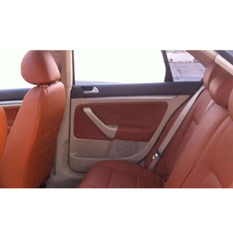 Microfiber Leather Door Handle Armrest Panel Cover For VW Jetta MK5 Golf 5 2005 2006 2007 2008 2009 2010 11  with Mount Fittings